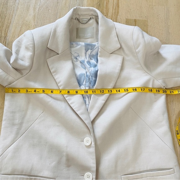 Soia & Kyo beautiful cream jacket - Picture 12 of 16